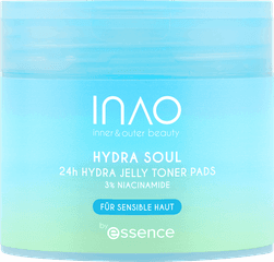 inner and outer beauty Hydra Soul 24h Hydra Jelly Toner Pads